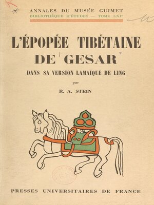cover image of L'épopée tibétaine de Gesar dans sa version lamaïque de Ling